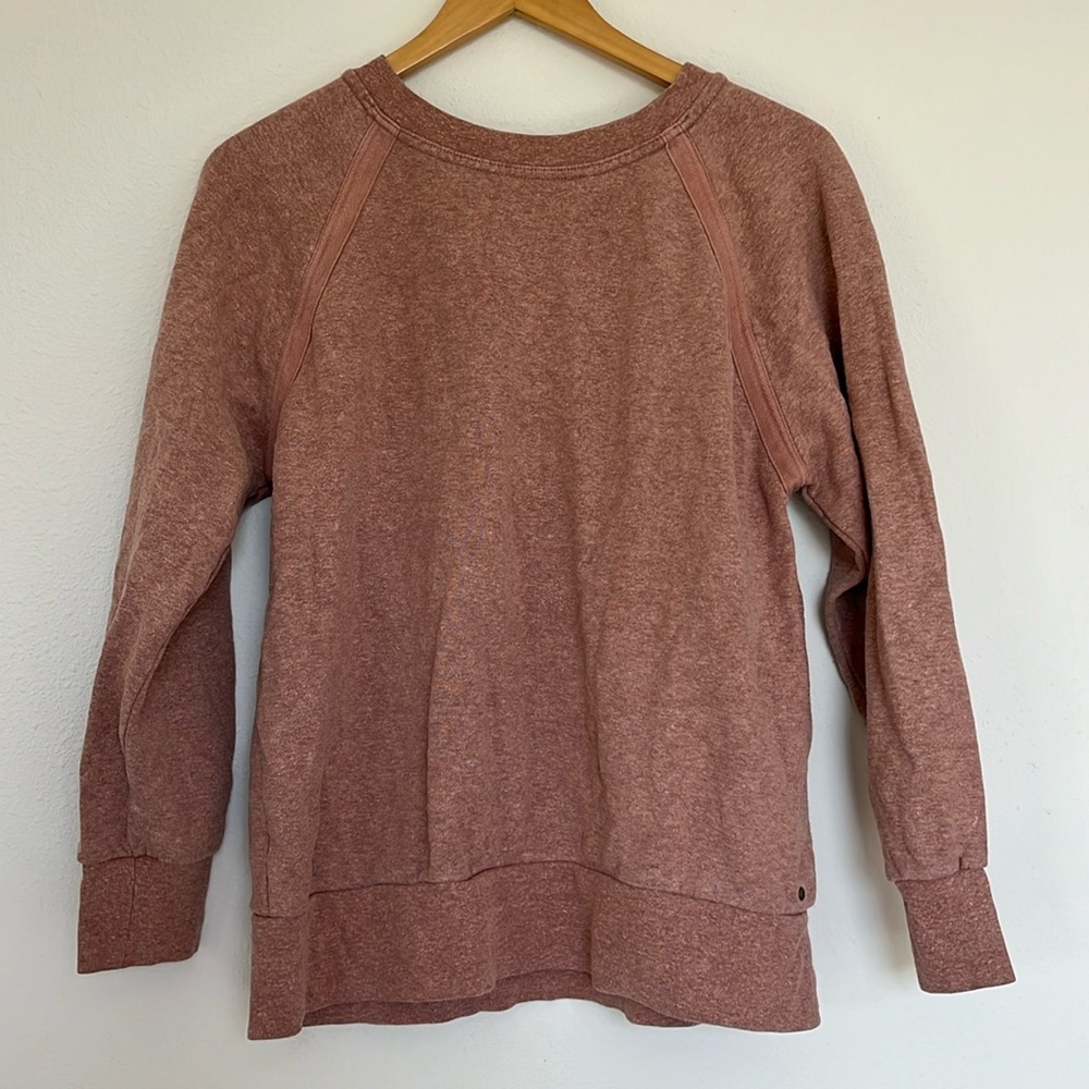 Women’s Dusty Pink Prana Crew Neck Sweatshirt